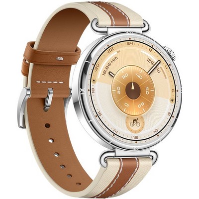 Huawei Watch GT 6 41 mm Brown Composite Leather Strap - фото 84518
