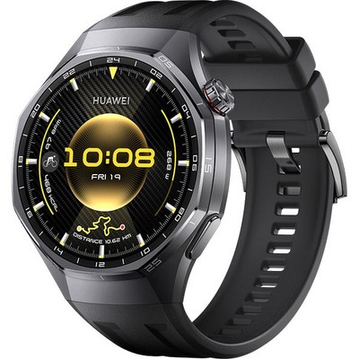 Huawei Watch GT 6 Pro 46 mm Black Fluoroelastomer Strap - фото 84525