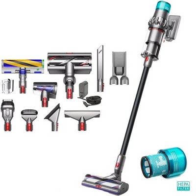 Dyson v15 Detect Absolute Total Clean, серебристый - фото 84725 Dyson v15 Detect Absolute Total Clean, серебристый - фото 84725