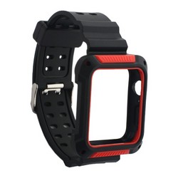 Ремешок COTECi W39 Integrated Movement Band (WH5268-BR) для Apple Watch 44мм/ 42мм Черно-Красный