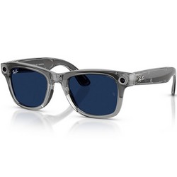 Ray-Ban Wayfarer (Gen 2) RW4012 Shiny Transparent Gray/ Transitions Sapphire lenses Size L (53mm)