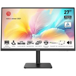 MSI Modern MD272QXP 27" Black 1ms HDMI, DisplayPort, USB Type-C