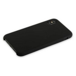 Накладка силиконовая MItrifON для iPhone XS/ X (5.8&quot;) без логотипа Black Черный №18