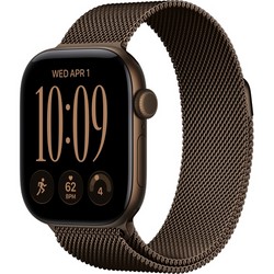 Apple Watch Series 12 42mm GPS Dark Bronze Aluminum Case with Dark Bronze Milanese Loop SM/ML