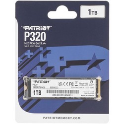 Накопитель SSD M.2 2280 PCIe NVMe 3.0 x4 1000Гб Patriot Memory P300 ( P320P1TBM28 )