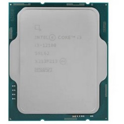 Процессор LGA 1700 Intel Core i3 12100 Alder Lake 3.3GHz, 12Mb ( i3-12100 ) Oem