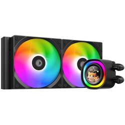 Система водяного охлаждения ID-Cooling FX240 LCD Black ARGB S1150/1155/S1156/1151/1200, S1700/1851 AM4/AM5 ( FX240 LCD )