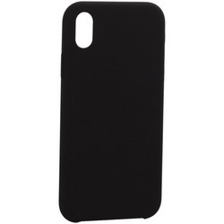 Накладка силиконовая MItrifON для iPhone XR (6.1&quot;) без логотипа Black Черный №18