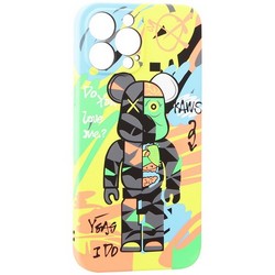 Чехол-накладка силикон MItriFON для iPhone 8 Plus/ 7 Plus (5.5") 0.8мм с флуоресцентным рисунком AW J86