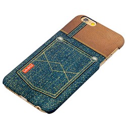 Накладка пластиковая Umku Jeans для iPhone 6s/ 6 (4.7) Soft-touch вид 6