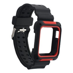 Ремешок COTECi W39 Integrated Movement Band (WH5267-BR) для Apple Watch 40мм/ 38мм Черно-Красный