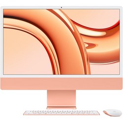 Apple iMac 24" Retina 4,5K 2023 MQRX3 (Apple M3, 10-Core GPU, 8GB, 256GB SSD, оранжевый)
