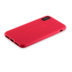 Чехол-накладка силикон Anycase TPU A-140050 для iPhone XS/ X (5.8") 1.0 мм матовый Красный