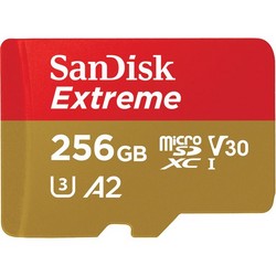 Флэш-карта MicroSDXC Sandisk Extreme 256Gb High speed 190/130