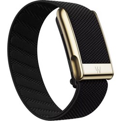 Плетёный люксовый ремешок Whoop Superknit Luxe MG Obsidian with Gold