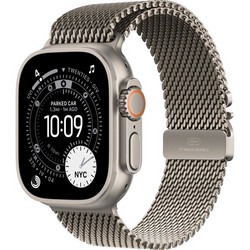 Apple Watch Ultra 3, 49 mm, S/M/L Natural Titanium Milanese Loop Apple Watch Ultra 3, 49 mm, S/M/L Natural Titanium Milanese Loop