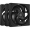 Вентилятор 120мм ID-Cooling AS-120-K Trio 3-Pack PWM Black Ret - фото 109398
