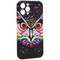 Чехол-накладка силикон MItriFON для iPhone 12 Pro Max (6.7") 0.8мм с флуоресцентным рисунком Сова Фиолетовая T9 - фото 40134