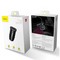 Разделитель автомобильный Baseus Square metal 30W Dual QC3.0 Quick Car Charger (2USB: 5V&5A) CCALL-DS01 Черный - фото 56194