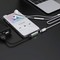 Кабель Hoco LS 28 Lightning digital audio conversion cable (с разъемом для зарядки) (0.25м) Черный - фото 53788