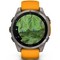 Garmin Fenix 8 47mm Amoled Sapphire Titanium with Spark Orange Silicone (010-02904-11) - фото 81807