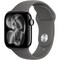 Apple Watch Series 11, 42 mm, Jet Black Aluminium Stone Gray Sport Band SM/ML - фото 83214