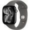 Apple Watch Series 11, 46 mm, Jet Black Aluminium Stone Gray Sport Band SM/ML - фото 83342